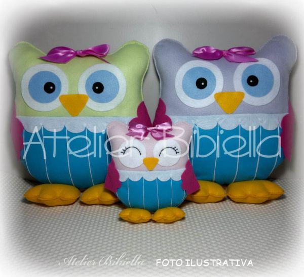 CORUJA LISTRADA 30 CM UNIDADE